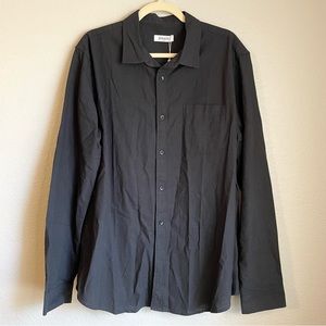 JEKAOYI Button Down Linen Shirt Casual Long Sleeve Regular Fit with Pocket